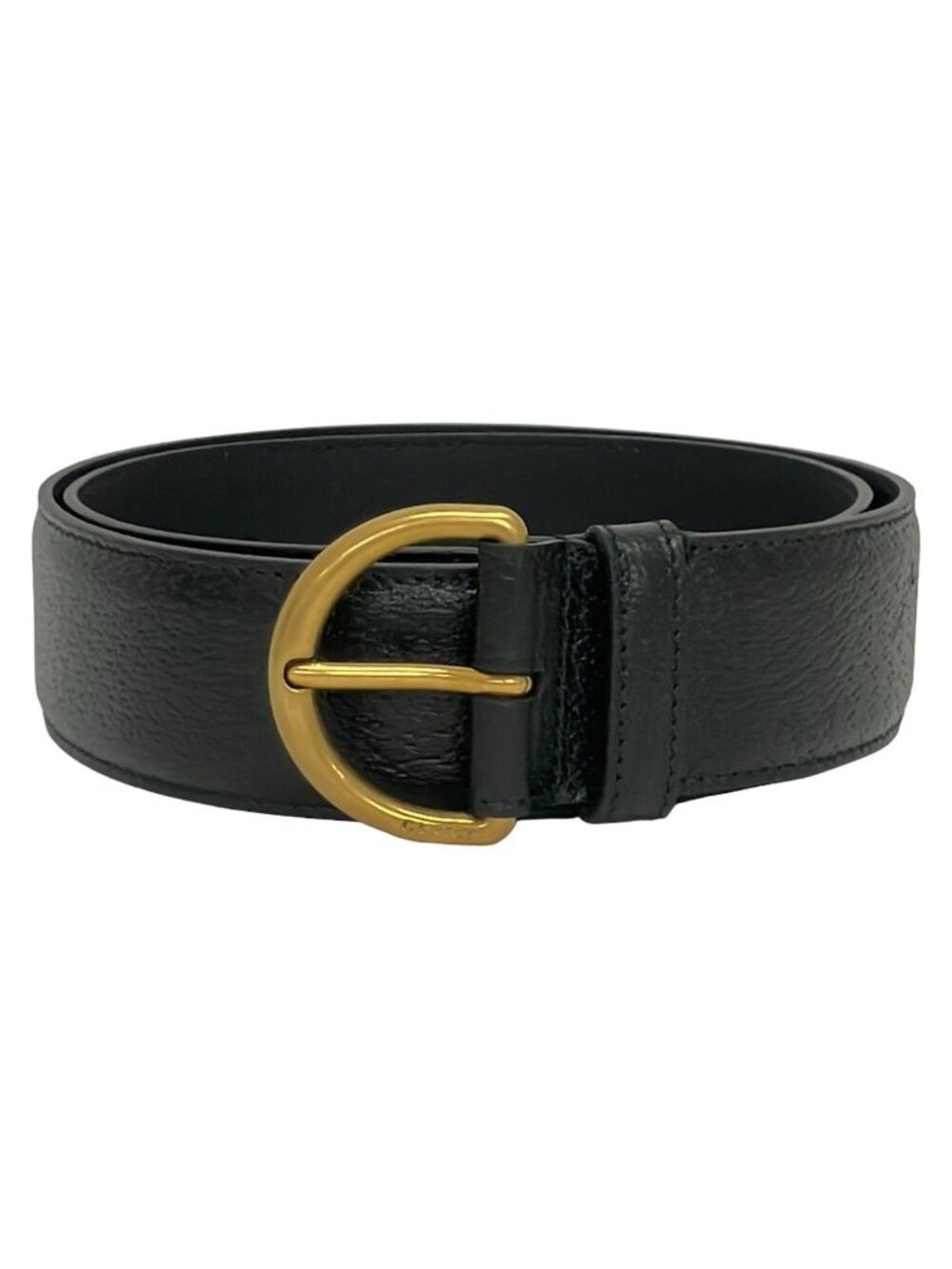 Gucci Belt 80 32 Black Leather